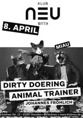 dirty doering, animal, trainer, klub, neu, dresden